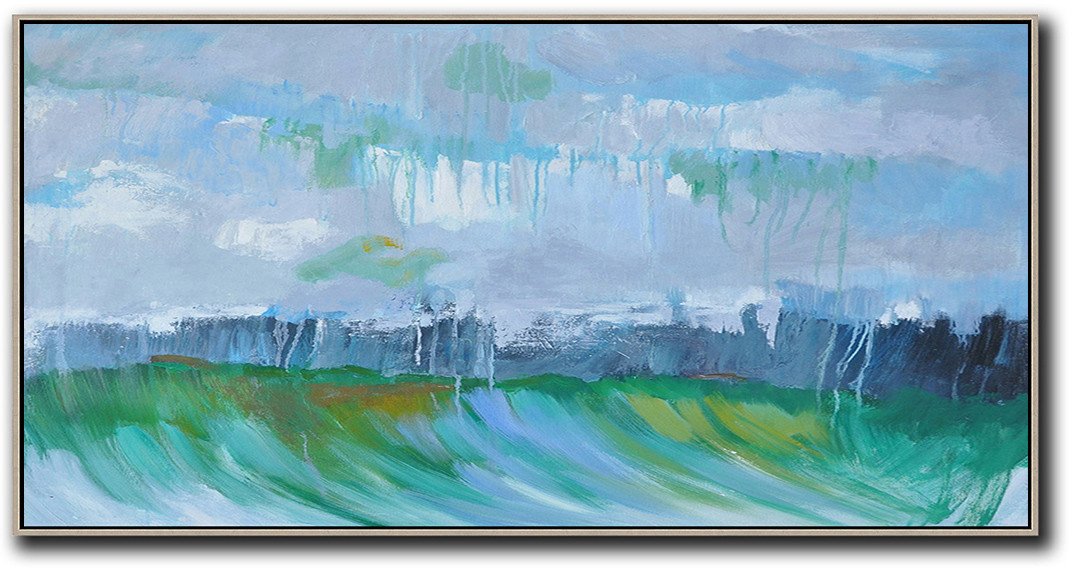 Panoramic Abstract Landscape Painting Modern Art Online